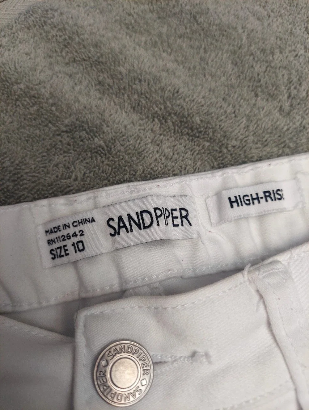 Sandpiper White Jeans